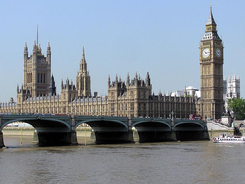 Big Ben watching over Parliament.