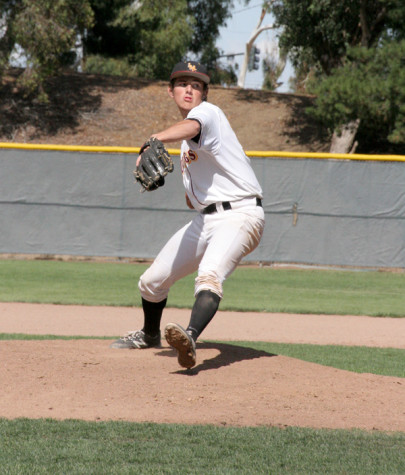 Mustangs starting pitcher Ben Polansky pitched his third consecutive complete game on Saturday, April 26 earning his second CCCBCA Player of the Week.