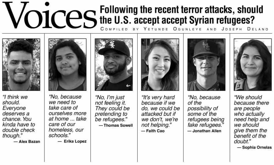 Voices 11-20-15 Following the recent terror attacks, should the U.S. accept Syrian refugees?
