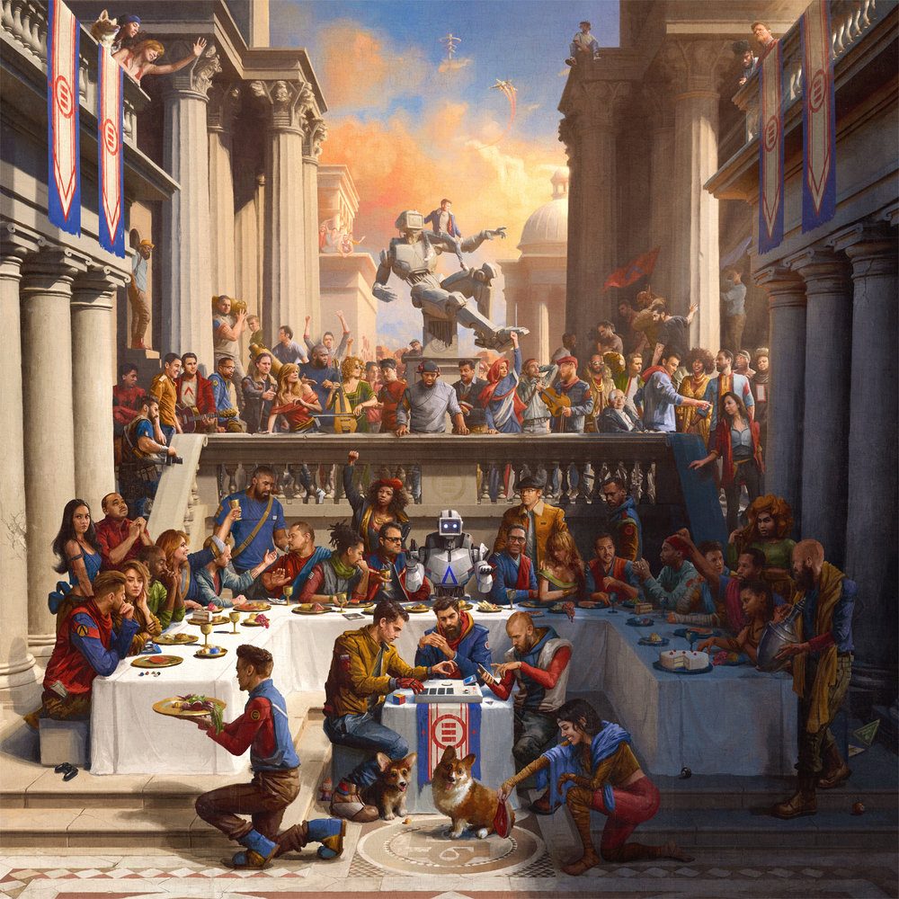 Cover Art, Album Cover, Album Artwork for Everybody by Logic. Illustrated by Sam Spratt