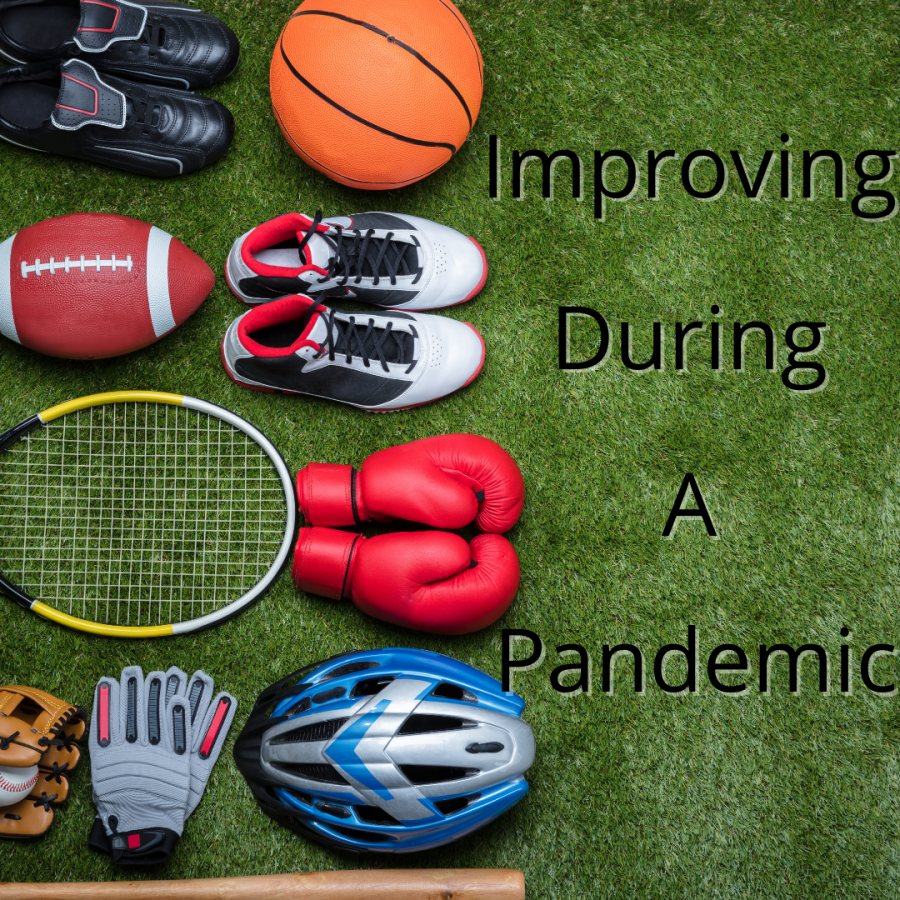 Student athletes training despite pandemic