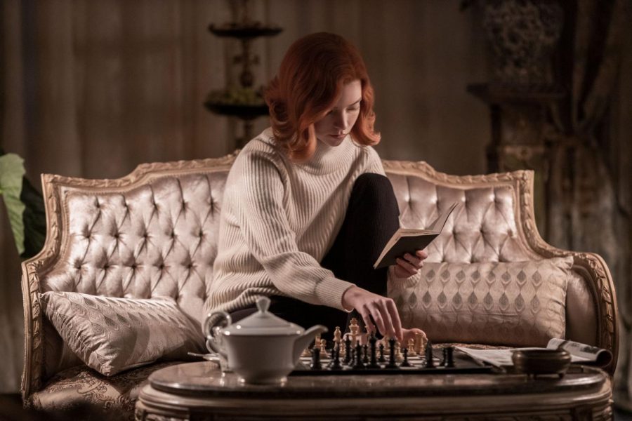 The Queens Gambit, starring Anya Tayler-Joy tells the story of Beth Harmon and her rise to fame in the world of chess.