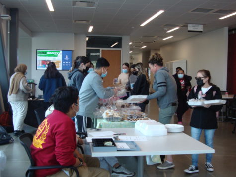 Honors program selling baked goods to students and staff