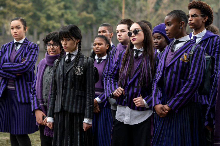 Jenna Ortega stars as the main lead Wednesday Addams in this Netflix adaptation