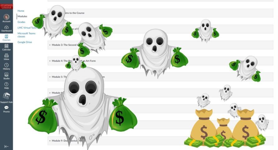 Bot accounts called "ghosts students" that aims to reciene financial aid.