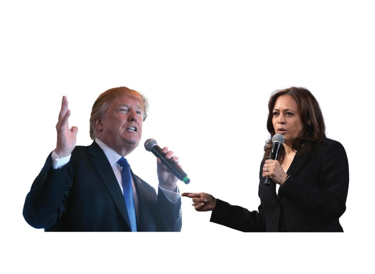 Presidential Candidates, Donald Trump (left) and Kamala Harris (right).