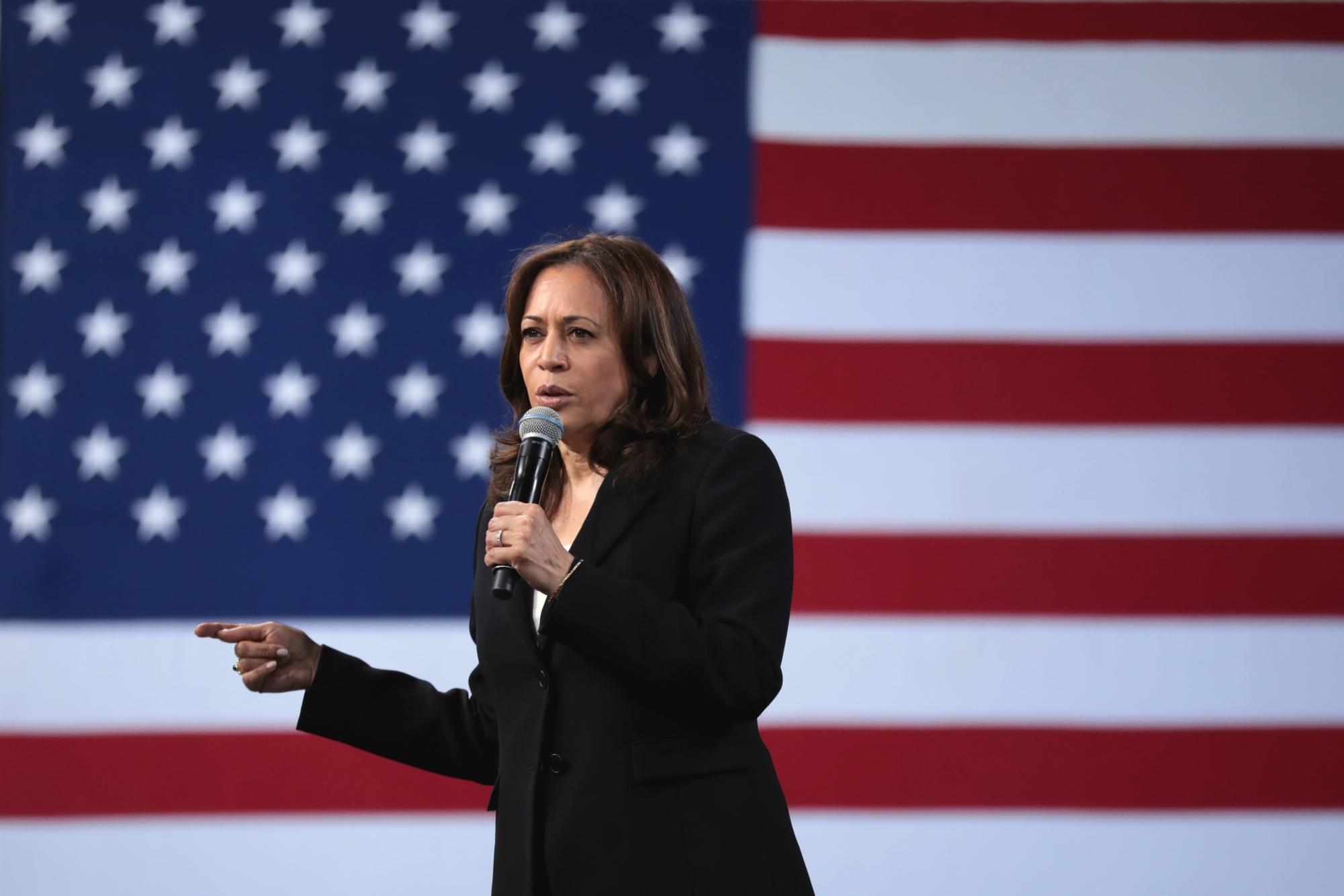 U.S. Presidential Candidate Kamala Harris.