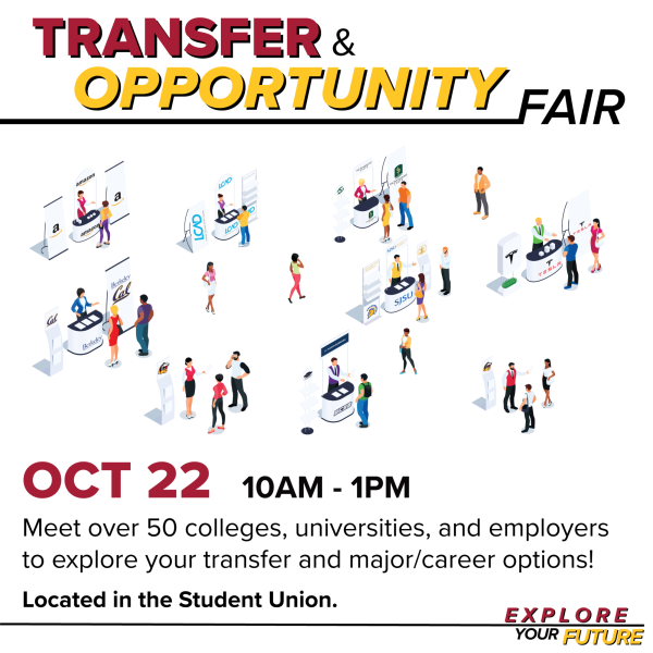 Flyer for the "Transfer & Opportunity Fair", Oct. 22.