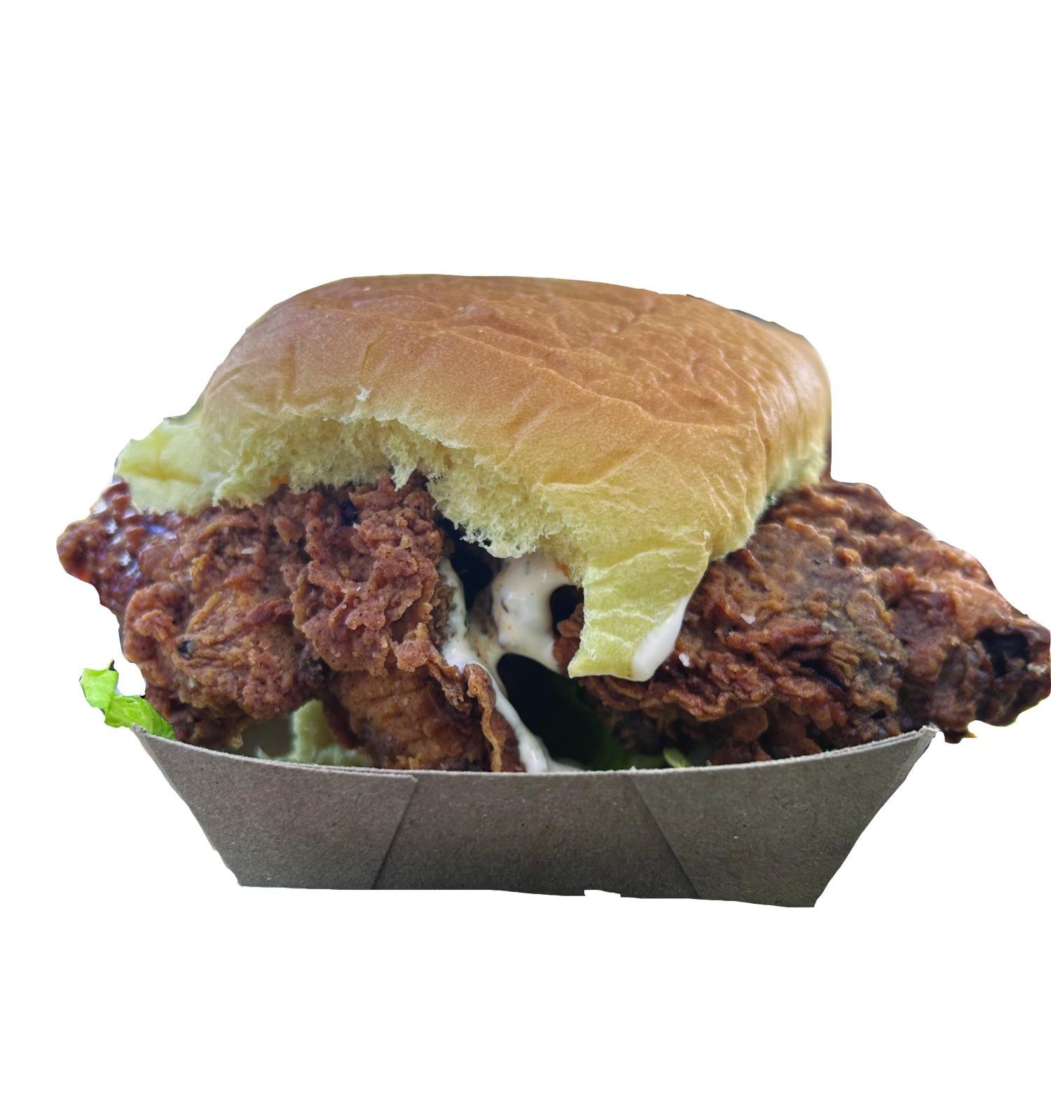 The Yard’s crispy chicken sandwich