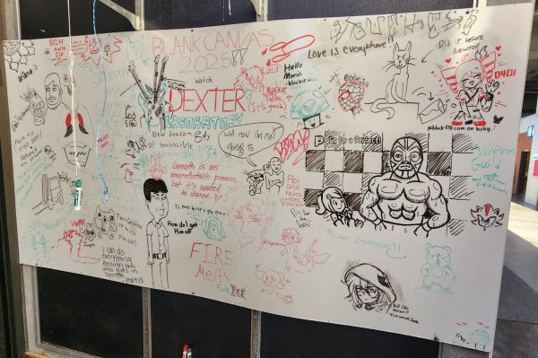 The doodle board allows students to express their creativity freely on floor CC3.