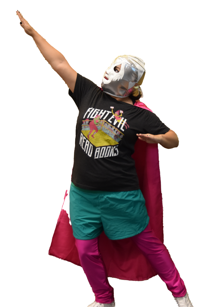 Yollotl Lopez as a luchadora