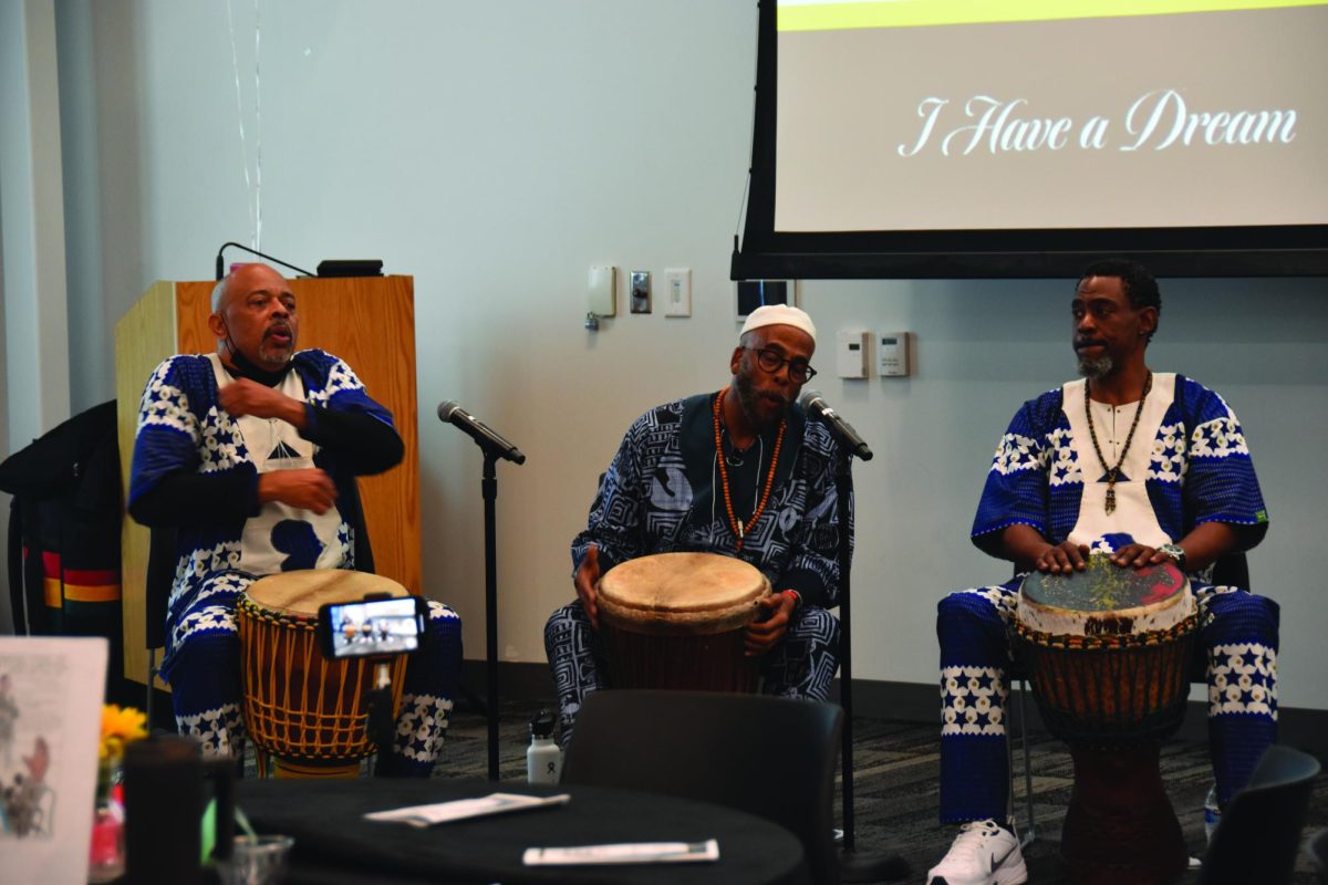 Brothas of the Drum perform at the Dr. Martin Luther King Jr. awards celebration.