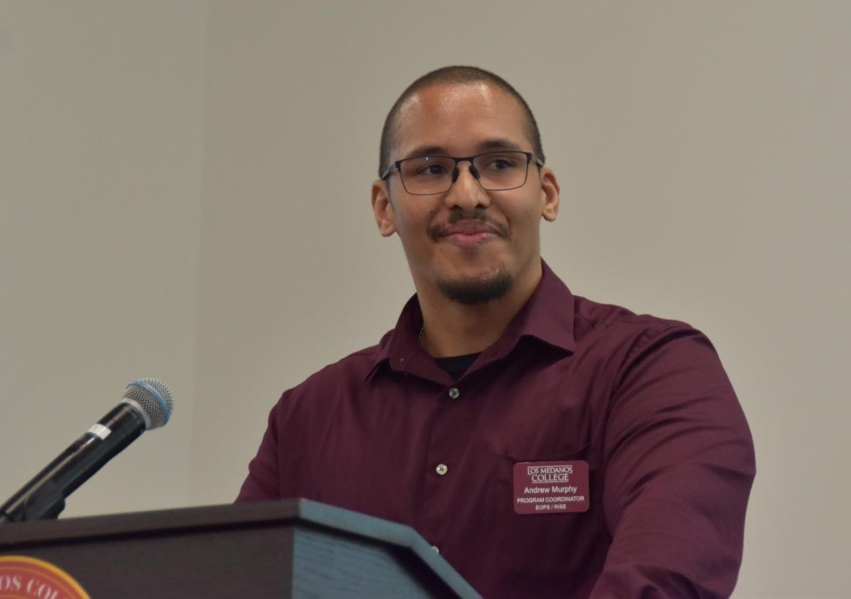 Andrew Murphy speaks at the MLK Awards Ceremony. Courtesy of Andrew Murphy
