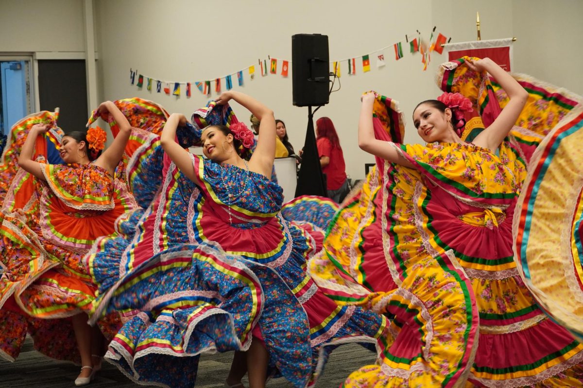 Pittsburg High School Folklorico Program performs a dance.