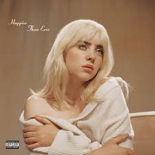Album cover "Happier Than Ever" By Billie Eilish 
